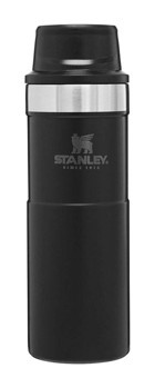 Stanley Matte Black Pebble Paslanmaz Çelik 1 lt Outdoor Matara Termos Siyah