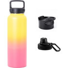 Fitmart Paslanmaz Çelik 2 lt Outdoor Matara Termos Pembe - Sarı