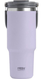 Tyeso Daily Need Paslanmaz Çelik 900 ml Outdoor Matara Termos Mor