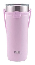 Tyeso Soulmate Paslanmaz Çelik-Silikon 710 ml Outdoor Matara Termos Lila
