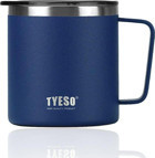 Tyeso Silviya Paslanmaz Çelik 400 ml Outdoor Bardak Termos Mavi
