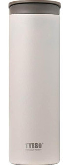 Tyeso Flat Paslanmaz Çelik 500 ml Outdoor Matara Termos Beyaz