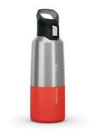 Quechua MH500 Paslanmaz Çelik 500 ml Outdoor Matara Termos İnox-Kırmıızı