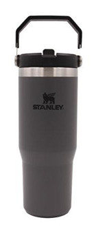 Stanley The Iceflow Flip Straw Paslanmaz Çelik 890 ml Pipetli Outdoor Bardak Termos Gri