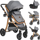 Mamma Goldie Çift Yönlü Katlanabilir 360 Derece Dönen Kabin Tipi Travel Sistem Bebek Arabası