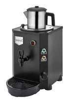 Remta Mini Jumbo De14 Paslanmaz Çelik Demlikli 1500 W Işıklı Paslanmaz Çelik Gövdeli Siyah Çay Makinesi