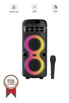 Torima D41 5 W Işıklı Taşınabilir Siyah Bluetooth Kulaklık