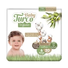 Baby Turco Doğadan XLarge 6 Numara Cırtlı Bebek Bezi 5x20 Adet