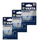 Varta CR123A 3 V Lityum AA / Kalem Pil 3'lü