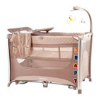 Kraft Signature Alüminyum 15 kg Kapasiteli Ayarlanabilir Katlanabilir 70x110 cm Park Yatak Bej