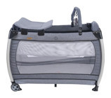 Acr Ciciko C-1000 Velar Alüminyum 25 kg Kapasiteli Ayarlanabilir Katlanabilir 70x110 cm Park Yatak Gri