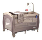 Sunny Baby 9162 Vegas Alüminyum 25 kg Kapasiteli Ayarlanabilir Katlanabilir 70x120 cm Park Yatak Bej