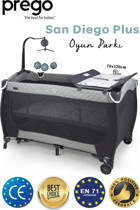 Prego San Diego 8022 Alüminyum 25 kg Kapasiteli Ayarlanabilir Katlanabilir 70x120 cm Park Yatak