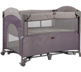 Prego 8041 Miami Basic Alüminyum 25 kg Kapasiteli Ayarlanabilir Katlanabilir 70x110 cm Anne Yanı Park Yatak Bej