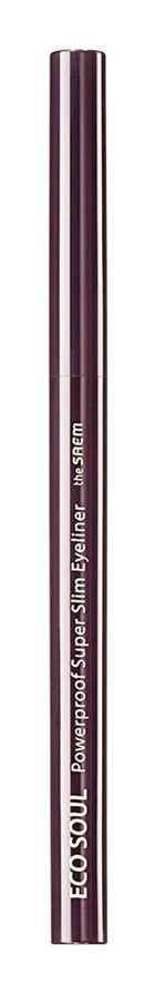 The Saem Eco Soul Powerproof Super Slim Asansörlü Mat Akmayan Thrill Brown Göz Kalemi