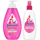 Johnson's Baby Işıldayan Parlaklık Argan Yağlı Bebek Şampuanı 750 ml + Johnson's Baby Işıldayan Parlaklık Kolay Tarama Spreyi 200 ml