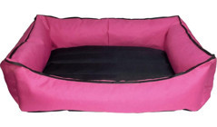 Bronza Su Geçirmez No:3 Yıkanabilir Tek Fonksiyonlu 70x80x15 cm Minder Kedi Yatağı Pembe