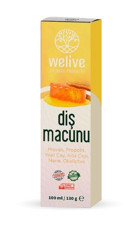 Welive Ada Çayı-Misvak-Nane-Okaliptus-Propolis Organik Florürsüz Tüm Yaşlar Diş Macunu 100 ml