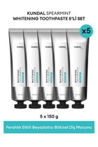 Kundal Whitening Hindistan Cevizi-Nane Organik Florürlü Tüm Yaşlar Diş Macunu 5x150 ml