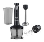 Arzum AR1183 800 ml Plastik Çift Bıçaklı 4'lü Büyük El Blender Seti Siyah