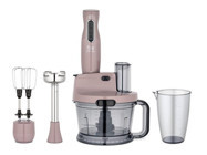 Fakir Mr.Chef Quadro Plastik 4 Bıçaklı 3'lü Büyük Blender Seti Kum Beji
