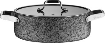 Brioni Stone-H İndüksiyon Granit 30 cm Basık Karnıyarık Tencere