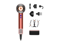 Dyson Özel Seri Supersonic Nural Vigolu İyonlu 1600 W Saç Şekillendirici ve Kurutma Makinesi Seti Strawberry Bronze