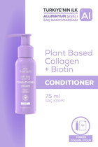 Tresan The Earth Biotin - Kolajen Silikonsuz Sülfatsız Dolgunlaştırıcı - Onarıcı Tuzsuz Zayıf Saçlar İçin Kadın Saç Kremi 75 ml