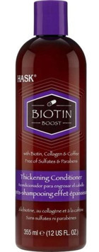 Hask Biotin Boost Kahve-Kollajen Silikonsuz Sülfatsız Güçlendirici İnce Telli Saçlar İçin Unisex Saç Kremi 355 ml