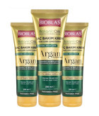 Bioblas Argan Yağlı Silikonsuz Sülfatsız Onarıcı - Besleyici Boyalı Tüm Saçlar İçin Kadın Saç Kremi 3 x 250 ml