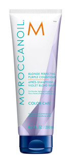 Moroccanoil Blonde Perfecting Purple Amino Asit Sülfatsız Besleyici - Onarıcı Gri-Sarı Saçlar İçin Kadın Saç Kremi 200 ml