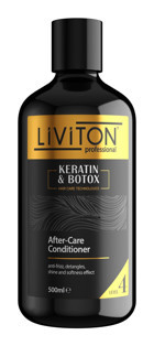 Liviton Professional Level 4 Keratin Besleyici - Onarıcı Keratinli Tüm Saçlar İçin Unisex Saç Kremi 500 ml