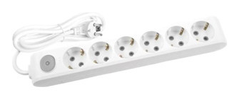 Viko Eko 6'lı Soket 4 metre USB Kablolu Çiftli Akım Korumalı Priz