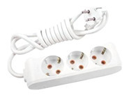 Viko Multi-Let 3'lü Soket 1 metre USB Kablolu Çiftli Akım Korumalı Priz