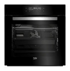Beko AFD 14400 SS 71 lt A Enerji Sınıfı Dijital Rustik Ocaksız Tam Boy Ankastre Fırın Siyah