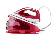Tefal SV6130E0 Express Easy 2200 W 5.7 bar Seramik Tabanlı Şok Buharlı Kazanlı Ütü Kırmızı