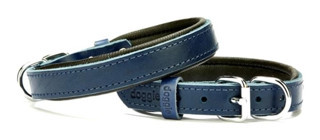 Doggie 30-35 cm Makaralı Ayarlanabilir Boyun H Tipi Köpek Tasması Mavi