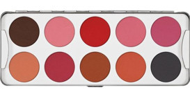 Kryolan 10 Colors Mat Toz Allık