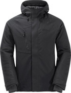 Jack Wolfskin Troposphere Softshell Gore Tex Su Geçirmez Fermuarlı Polyester Erkek Outdoor Mont Siyah