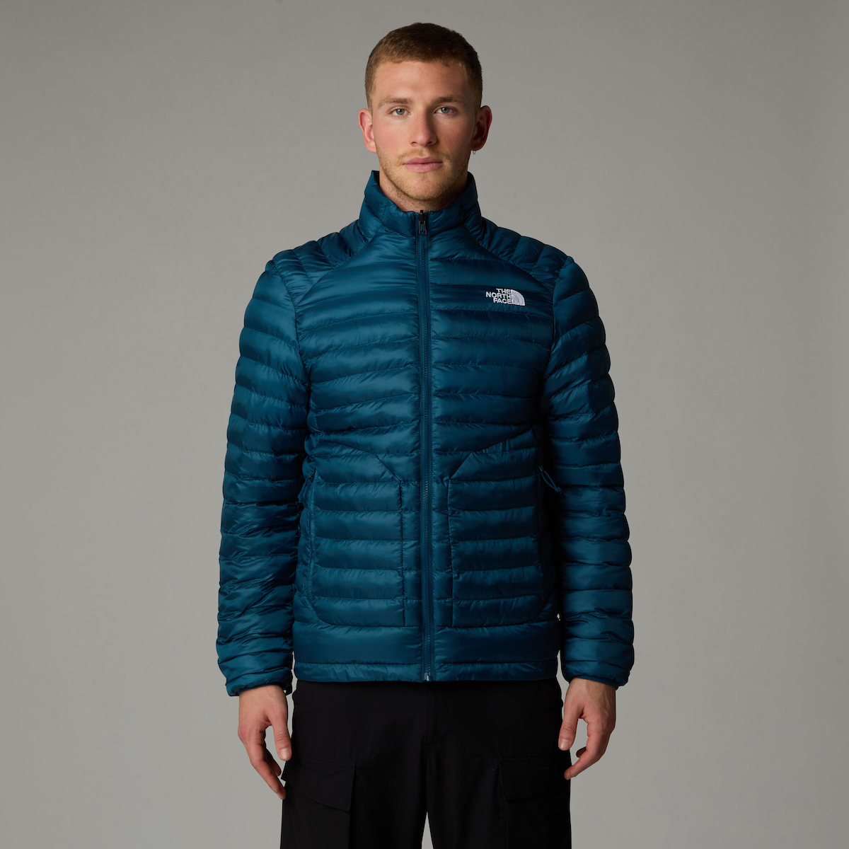 The North Face Huila Synthetic Softshell Gore Tex Su Geçirmez Fermuarlı Polyester Erkek Outdoor Mont Mavi
