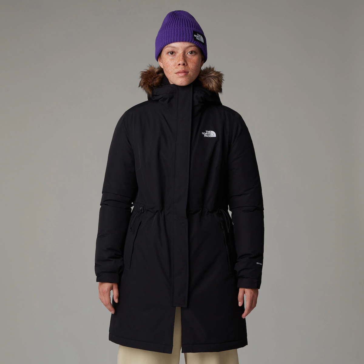 The North Face W Zaneck Softshell Gore Tex Su Geçirmez Fermuarlı Polyester Kadın Outdoor Mont Siyah