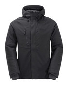 Jack Wolfskin Troposphere Softshell Gore Tex Su Geçirmez Fermuarlı Polyester Erkek INS JKT Outdoor Mont Siyah