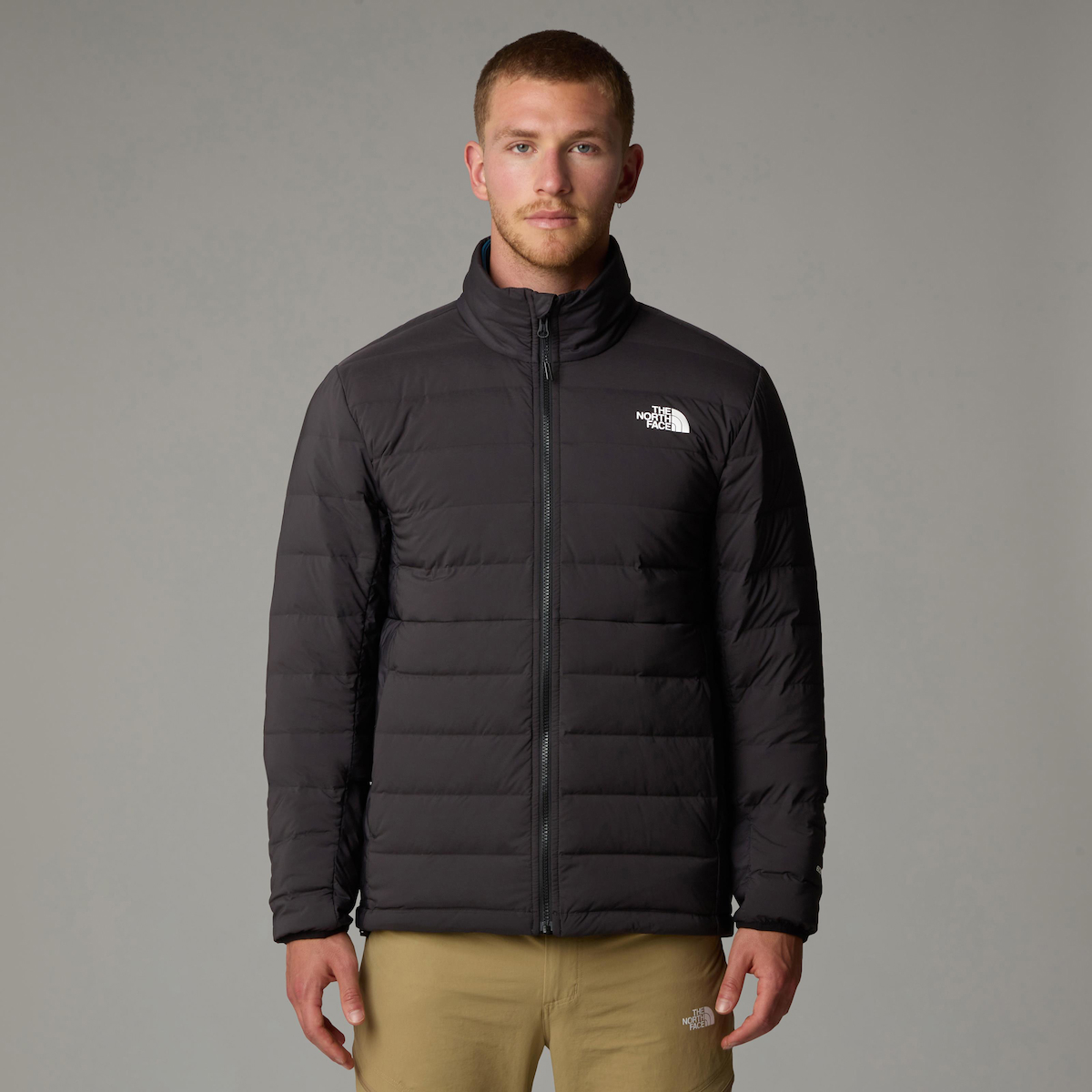 The North Face M Belleview Stretch Down Softshell Gore Tex Su Geçirmez Fermuarlı Kaz Tüyü Erkek Outdoor Mont Siyah