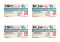 Abdi İbrahim Bruno Baby İzotonik Deniz Suyu 4x20'li Damla Serum Fizyolojik 5 Ml