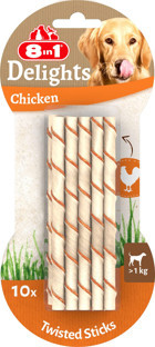 8in1 Delights Tavuk Tüm Irklar Yavru Köpek Maması 55 gr