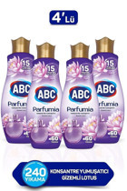 Abc Parfumia Konsantre Lotus 60 Yıkama Yumuşatıcı 4x1.4 lt