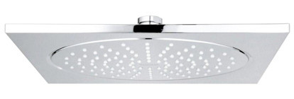 Grohe Metal Tek Fonksiyonlu Kare Yağmur Tepe Duş Başlığı Gümüş