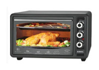 Asel AF 40-23 40 lt Izgaralı Dikdörtgen Fanlı Mini Fırın Siyah