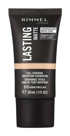 Rimmel London Lasting Matte 010 Warm Porcelain Krem Tüp Fondöten 30 ml