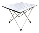 Electroon 56x40 cm Çantalı Dikdörtgen Alüminyum Gövdeli Gri Kamp Masası